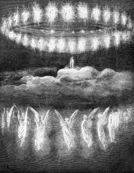 Gustave Dore - Illustration for Canto XII, lines 16-19 of 'Paradise' in ''Purgatory and Paradise'' (1889), written by Dante Alighieri