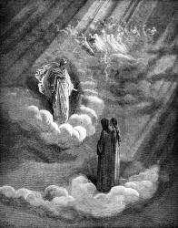 Gustave Dore - Illustration for Canto XVI, lines 143-145 of 'Paradise' in ''Purgatory and Paradise'' (1889), written by Dante Alighieri
