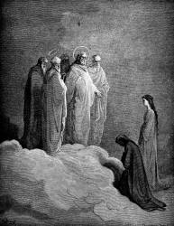 Gustave Dore - Illustration for Canto XXVI, lines 7-10 of 'Paradise' in ''Purgatory and Paradise'' (1889), written by Dante Alighieri