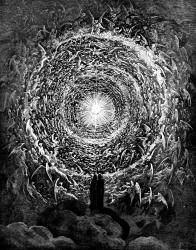Gustave Dore - Illustration for Canto XXXI, lines 1-3 of 'Paradise' in ''Purgatory and Paradise'' (1889), written by Dante Alighieri
