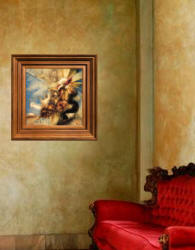 A framed reproduction of Gustave Moreau's ''Phaethon''