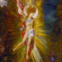 Detail from Gustave Moreau's ''Apollo Victorious Over Python''