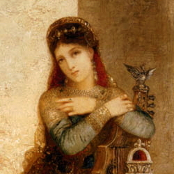 Detail from Gustave Moreau's ''Desdemona''