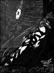 Harry Clarke - 'They swarmed upon me in ever-accumulating heaps' for 'The Pit and the Pendulum' from ''Tales of Mystery and Imagination'' (1923)