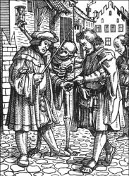 Hans Holbein - 'Der Advocat' ('The Advocate') from ''Der Todten-Tantz'' (''The Dance of Death'')