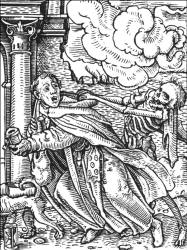 Hans Holbein - 'Der Monch' ('The Monk') from ''Der Todten-Tantz'' (''The Dance of Death'')