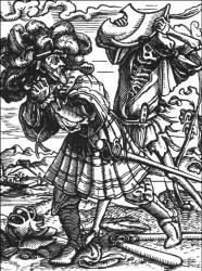 Hans Holbein - 'Der Graff' ('The Count') from ''Der Todten-Tantz'' (''The Dance of Death'')