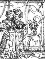 Hans Holbein - 'Die Verliebten' ('The Bride and Bridegroom') from ''Der Todten-Tantz'' (''The Dance of Death'')