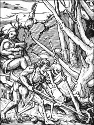 Hans Holbein - 'Uber die Verfluchung des Menschen' ('The Curse upon Earth and on Man') from ''Der Todten-Tantz'' (''The Dance of Death'')