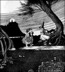 Ida Rentoul Outhwaite - 'Old Witch Grippeminaude' from ''Fairyland'' (1926)