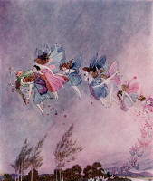 Ida Rentoul Outhwaite - illustration for ''The Little Fairy Sister''