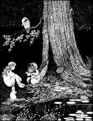 Ida Rentoul Outhwaite - 'You must do it for the sake of us all!' from ''The Little Green Road to Fairyland'' (1922)