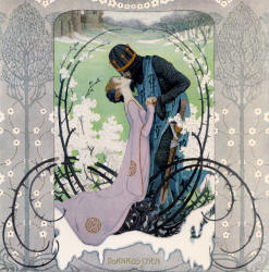 Heinrich Lefler and Joseph Urban - 'Dornroschen' ('Little Briar Rose; or, Sleeping Beauty') from ''Grimm's Marchen'' (1905)