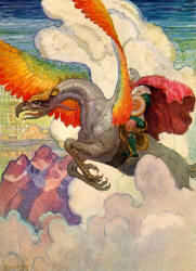 Newell Convers Wyeth's 'The Winged Horse' for ''Legends of Charlemagne''