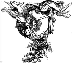 Arthur Rackham - Ouroboros