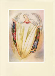 Greeting Card sample showing a Sulamith Wulfing illustration from ''Die Schwelle'' (1937)