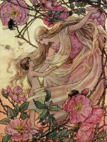 Frank C Pape - 'The Rose greets the Child' from ''The Story Without an End''