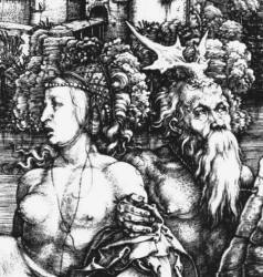 Detail from Albrecht Durer's ''The Sea Monster''