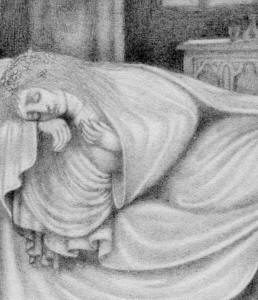 Vernon Hill - Detail of 'Willy's Lady' from ''Ballads Weird and Wonderful'' (1912)