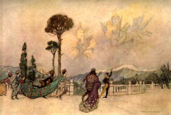 Warwick Goble - 'The Castles in the Air' from ''Stories from the Pentamerone'' (1911)
