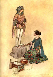 Warwick Goble - 'Betta making Pintosmalto' from ''Stories from the Pentamerone'' (1911)