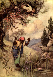 Warwick Goble - 'The Slave at the Well' from ''Stories from the Pentamerone'' (1911)