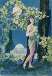 Willy Pogany's 'And David's lips are lockt' from the 1930 Edition of ''Rubaiyat of Omar Khayyam''