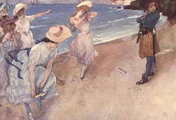 William Russell Flint - 'I am a pirate!' for 'The Pirates of Penzance; or, The Slave of Duty' from ''Savoy Operas'' (1909)